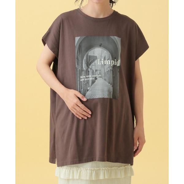 『タイムセール実施中』ZOZO問い合わせ番号:96795194ショップ:LEPSIM，レプシィムブランド:LEPSIM，レプシィム商品名:【産前・産後対応】マタニティ／フォトプリントフレンチスリーブ　576448カテゴリ:ママ＆ベビー&gt...