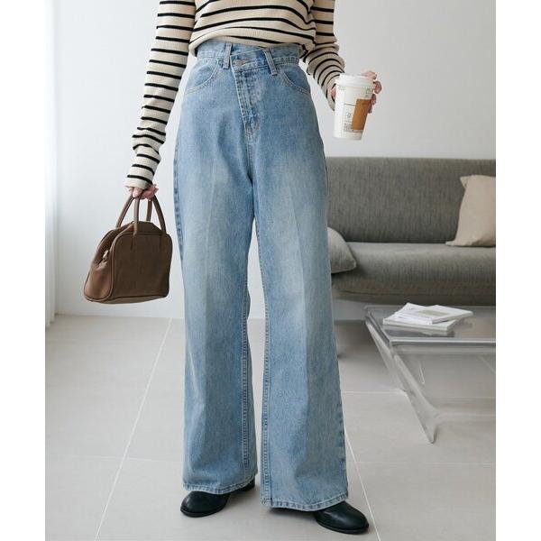 ZOZO問い合わせ番号:96797471ショップ:DISCOAT，ディスコートブランド:DISCOAT，ディスコート商品名:【新色追加!】USコットンデニムセミフレアパンツカテゴリ:パンツ>デニムパンツブランド品番:DCZ105210...