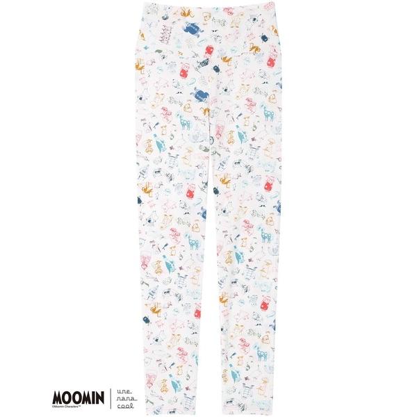 レギンス スパッツ 「ムーミンコラボ」MOOMIN × une nana cool ハラマキ付きレギンス レディース