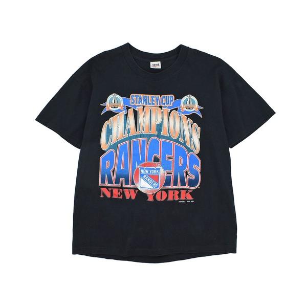 tシャツ 「USED」90’s anvil “NHL New York Rangers” ホッケー Tシャツ USA製 メンズ レディース