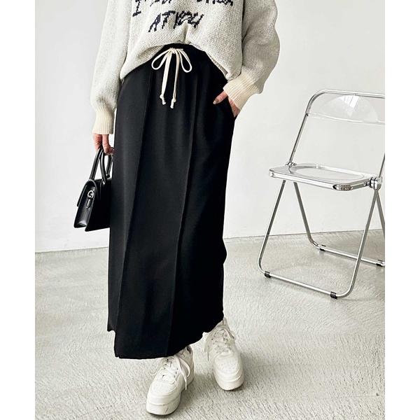 『タイムセール実施中』ZOZO問い合わせ番号:96864030ショップ:GeeRA，ジーラブランド:GeeRA，ジーラ商品名:【S-LLサイズ】すっきり見え！フロントラインスウェットタイトロングスカートカテゴリ:スカート>スカートブラ...