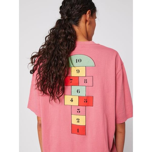 tシャツ 半袖 Hopscotch relaxed T-shirt レディース