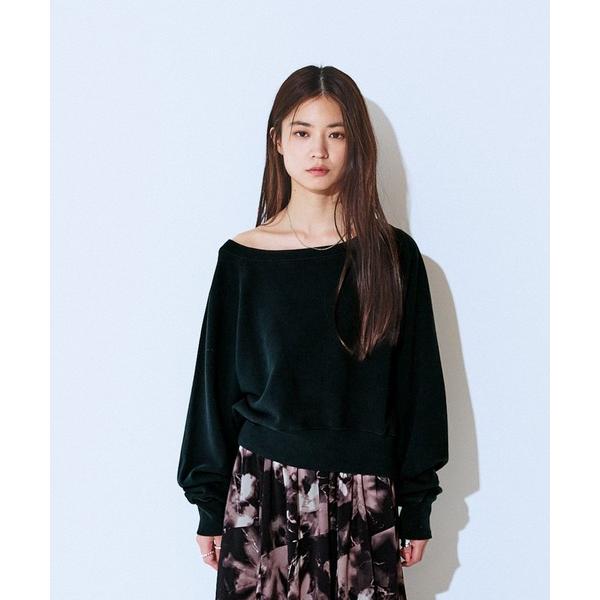 『セール実施中』ZOZO問い合わせ番号:96866497ショップ:JEANASIS，ジーナシスブランド:JEANASIS，ジーナシス商品名:ヴィンテージウラケショートボートネックプルオーバー/591515カテゴリ:トップス>スウェット...