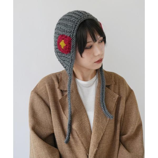 『タイムセール実施中』ZOZO問い合わせ番号:96959381ショップ:Port，ポートブランド:Port，ポート商品名:【 Port / ポート 】 レトロ 配色 ニット バブーシュカ #_カテゴリ:ヘアアクセサリー>その他ヘアアク...