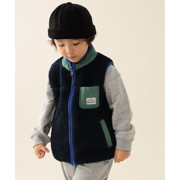 『セール実施中』ZOZO問い合わせ番号:96991123ショップ:BEAMS HEART，ビームスハートブランド:BEAMS mini，ビームスミニ商品名:ボアキルト リバーシブル ベスト 2025FW（90〜140cm）カテゴリ:トップス...