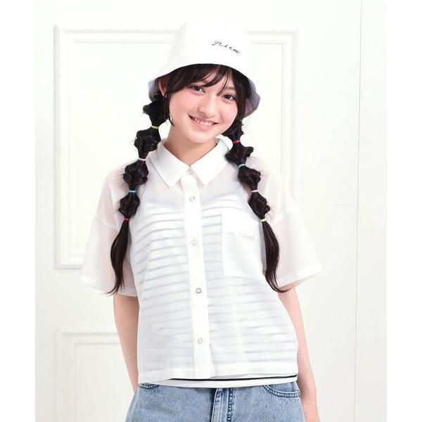 『タイムセール実施中』ZOZO問い合わせ番号:96994439ショップ:PINK-latte，ピンク ラテブランド:PINK-latte，ピンクラテ商品名:【セットアイテム】半袖シアーシャツ＋冷感キャミセットカテゴリ:トップス>その他...