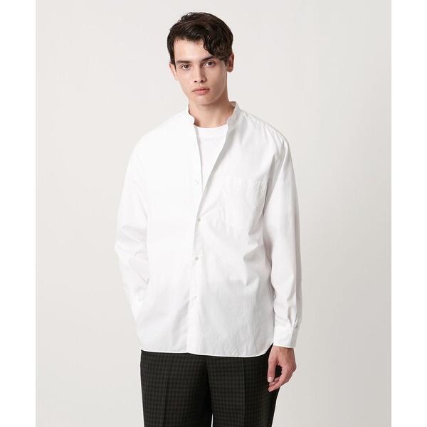 『タイムセール実施中』ZOZO問い合わせ番号:97025208ショップ:UNITED ARROWS，ユナイテッドアローズブランド:UNITED ARROWS，ユナイテッドアローズ商品名:カリビアーナミルズ ポプリン バンドカラーシャツカテゴ...