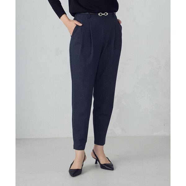 ZOZO問い合わせ番号:97027639ショップ:COMME CA ISM，コムサイズムブランド:COMME CA ISM，コムサイズム商品名:【ウォッシャブル】メランジジャージ＆ナイロンレーヨンポンチ　テーパードパンツカテゴリ:フォーマル...