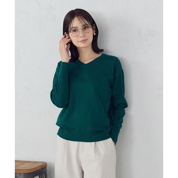 『タイムセール実施中』ZOZO問い合わせ番号:97027710ショップ:COMME CA ISM，コムサイズムブランド:COMME CA ISM，コムサイズム商品名:【マシンウォッシャブル】ベーシックＶネックニットカテゴリ:トップス>...