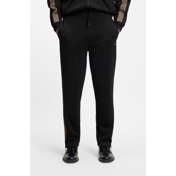パンツ リラックスフィット トラックスーツボトムス ロゴテープ メンズ