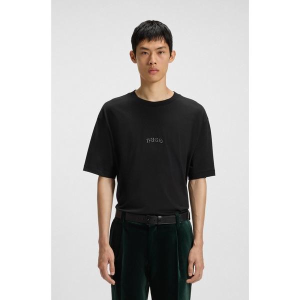tシャツ コットンジャージー Tシャツ ロゴエンブロイダリー メンズ