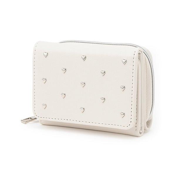 『セール実施中』ZOZO問い合わせ番号:97059060ショップ:NARUMIYA ONLINE，ナルミヤ オンラインブランド:LOVETOXIC，ラブトキシック商品名:ハートスタッズ３折財布カテゴリ:財布/小物>その他小物ブランド品...