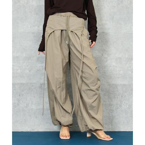 パンツ 2WAYボリュームパンツ レディース