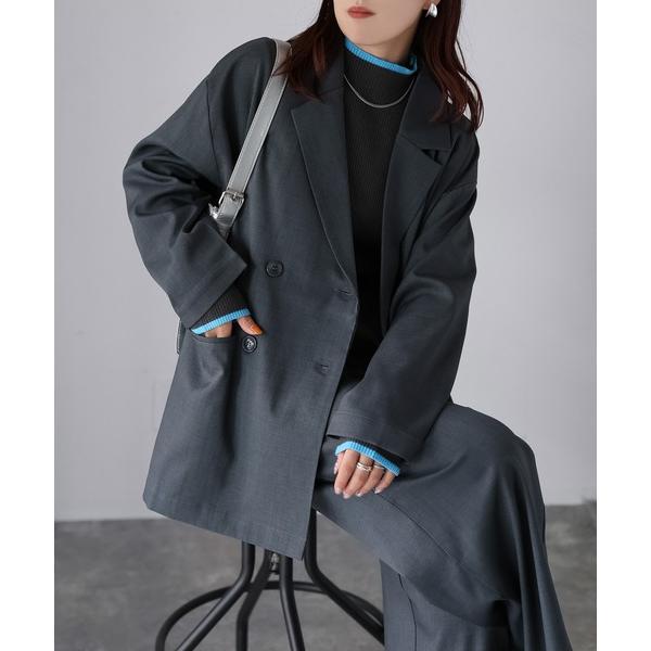 『タイムセール実施中』ZOZO問い合わせ番号:97062473ショップ:Bonjour Sagan，ボンジュールサガンブランド:Riberry，リベリー，Bonjour Sagan，ボンジュールサガン商品名:ダブルジャケット+ワイドパンツセ...