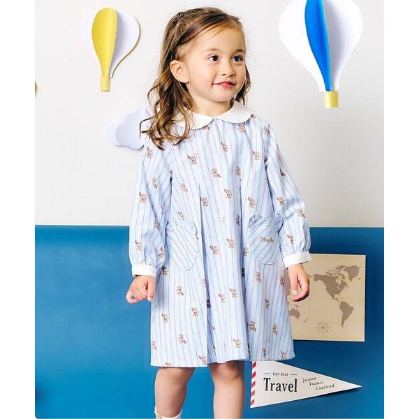 『セール実施中』ZOZO問い合わせ番号:97093150ショップ:F.O.Online Store，エフオーオンラインストアブランド:apres les cours，アプレレクール商品名:tiny bear ストライプ＆チェックワンピースカ...