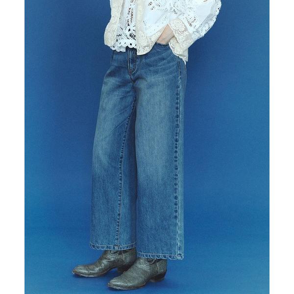 ワイドパンツ ジーンズ デニム デニムパンツ (CREOLME)WIDE DENIM PANTS レディース