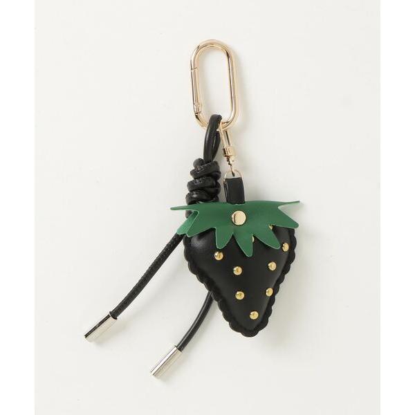 チャーム フェイクレザーフルーツチャーム/キーリング レディース