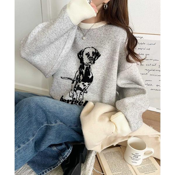 『タイムセール実施中』ZOZO問い合わせ番号:97095491ショップ:Classical Elf，クラシカルエルフブランド:classicalelf，クラシカルエルフ商品名:着心地抜群！大人かわいいスタイルに♪ダブルジャガード配色ダルメシ...