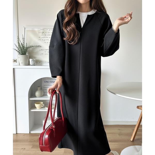 『タイムセール実施中』ZOZO問い合わせ番号:97095533ショップ:Classical Elf，クラシカルエルフブランド:classicalelf，クラシカルエルフ商品名:清楚にフェミニン、品よく抜け感。ランタンスリーブキーネックワンピ...