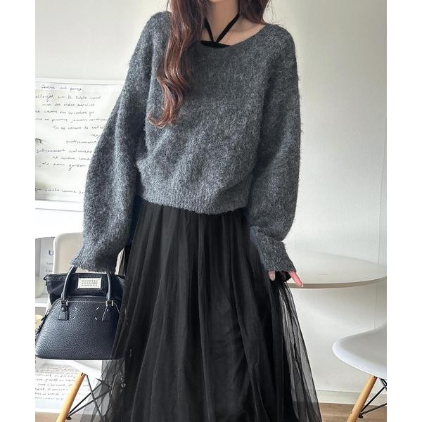 『セール実施中』ZOZO問い合わせ番号:97095536ショップ:Classical Elf，クラシカルエルフブランド:classicalelf，クラシカルエルフ商品名:褒められワンピ♪マルチwayニット×チュールワンピースセット（セットア...