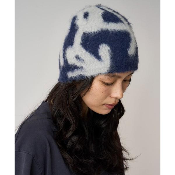 ニット帽 ニットキャップ MOHAIR BURLY RUNNINGMAN BEANIE｜モヘア バーリー ランニング マンビーニー UNISEX メン