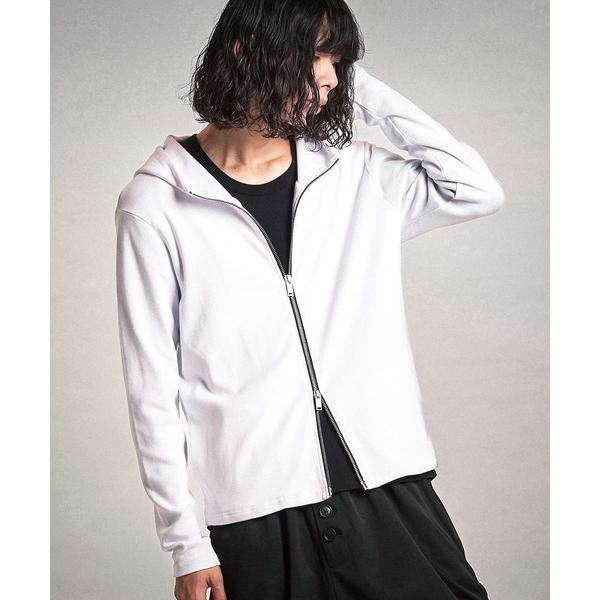 パーカー 「NO ID.」Fraise High-Neck Zip Parka / フライス ハイ ネック ジップ パーカ メンズ