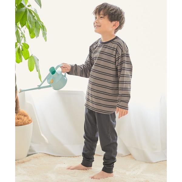 ZOZO問い合わせ番号:97127348ショップ:devirock，デビロックブランド:devirock，デビロック商品名:綿100％ やわらか ボーダー 長袖パジャマカテゴリ:ルームウェア>ルームウェア/パジャマブランド品番:1UG...