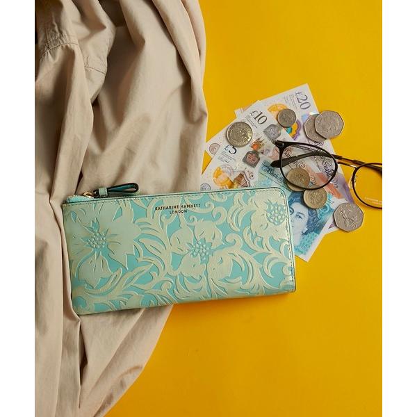 「KATHARINE HAMNETT LONDON 」 財布 FREE グリーン レディース