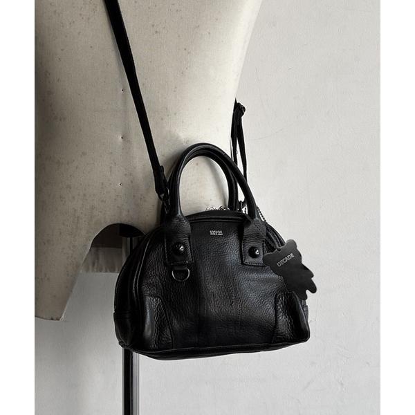 ショルダーバッグ オイルドカウレザー・ミニショルダーボストンDECADE(DCD-01315S) Oiled Cow Leather Mini Shoulder Bag　ディケイド メンズ