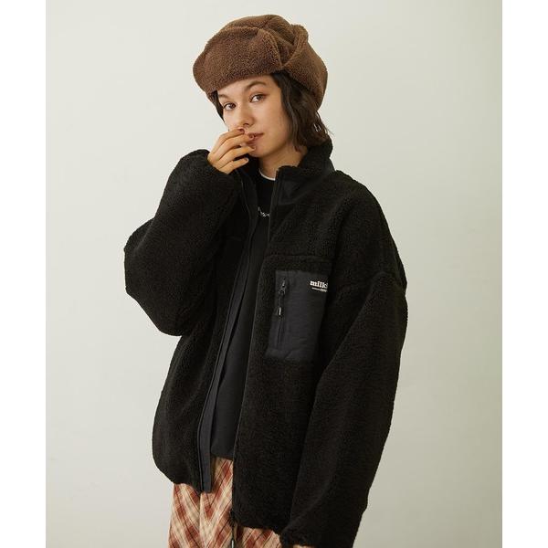 ブルゾン アウター ボア LOGO BOA JACKET レディース メンズ