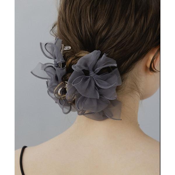 『タイムセール実施中』ZOZO問い合わせ番号:97221593ショップ:perky room，パーキールームブランド:LA MUe，ラミュー，perky room，パーキールーム商品名:【LA MUE】シアーリボンバンスクリップカテゴリ:ヘ...