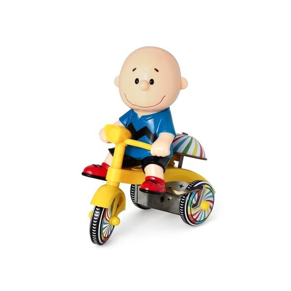 フィギュア Super7 スーパー7 Peanuts スーパーサイクル チャーリー・ブラウン（ブルーシャツ／イエロートライク） オブジェ