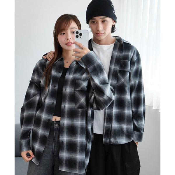 『セール実施中』ZOZO問い合わせ番号:97222700ショップ:WEGO，ウィゴーブランド:WEGO，ウィゴー商品名:WEGO/【25年秋冬新作】オンブレチェックネルシャツカテゴリ:トップス>シャツ/ブラウスブランド品番:WE25A...