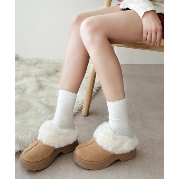 ZOZO問い合わせ番号:97222709ショップ:WEGO，ウィゴーブランド:WEGO，ウィゴー商品名:WEGO/【25年秋冬新作】ムートンタッチサボカテゴリ:シューズ>ブーツブランド品番:WE25AW08-SG0002素材:甲材：ポ...