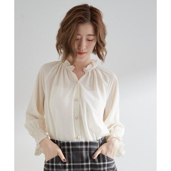 『タイムセール実施中』ZOZO問い合わせ番号:97222918ショップ:grove，グローブブランド:grove，グローブ商品名:衿もとすっきり一枚で映える 涼しげ秋色チェックブラウスカテゴリ:トップス>シャツ/ブラウスブランド品番:...