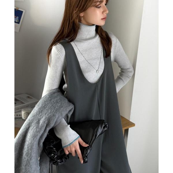 『タイムセール実施中』ZOZO問い合わせ番号:97254908ショップ:Classical Elf，クラシカルエルフブランド:classicalelf，クラシカルエルフ商品名:着心地ラクチン×お洒落見え♪深Uネックオールインワンサロペットパ...