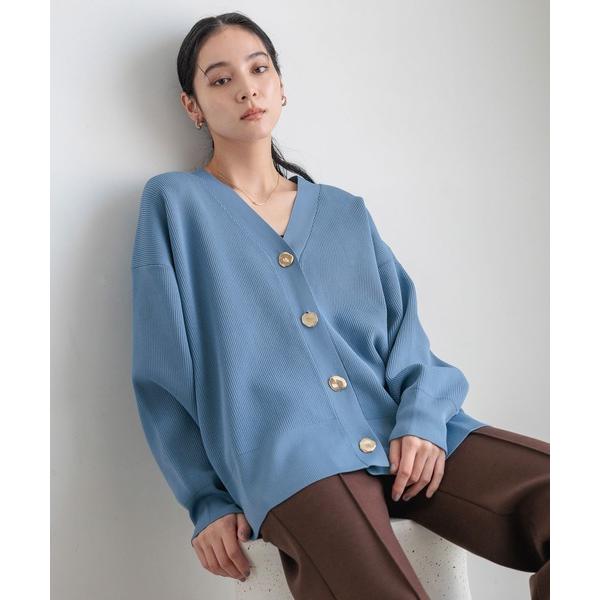 『タイムセール実施中』ZOZO問い合わせ番号:97255573ショップ:LOWRYS FARM，ローリーズファームブランド:LOWRYS FARM，ローリーズファーム商品名:デコボタンＢＩＧＶカーディガン　 581285カテゴリ:トップス&...