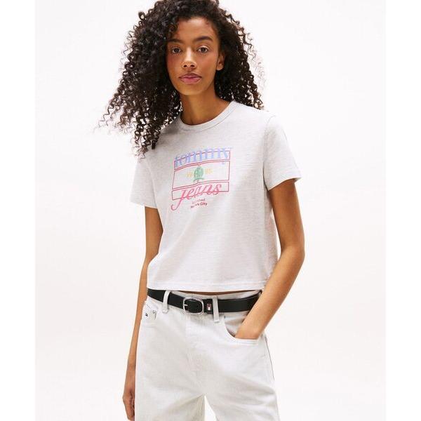 tシャツ 半袖 クレストフラッグTシャツ レディース