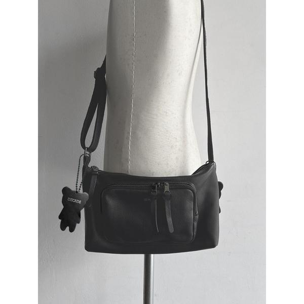 ショルダーバッグ ミニ オイルドカウレザー・ミニショルダーDECADE(DCD-01468K) Oiled Cow Leather Mini Shoulder Bag　ディケイド メンズ