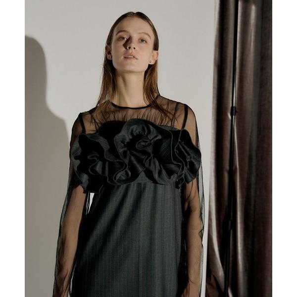 ZOZO問い合わせ番号:97289850ショップ:Dorry Doll，ドリードールブランド:LE'RURE，リルアー商品名:Wavy frill bustier stripe dressカテゴリ:ワンピース/ドレス>ドレスブランド品...