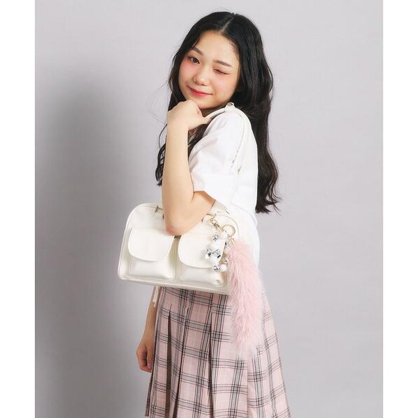 『タイムセール実施中』ZOZO問い合わせ番号:97322866ショップ:PINK-latte，ピンク ラテブランド:PINK-latte，ピンクラテ商品名:アウトポケット ロングハンドルバッグカテゴリ:バッグ&gt;ハンドバッグブランド品番...