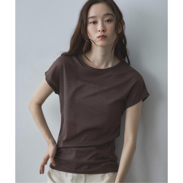 tシャツ 半袖 シアーリブTee レディース