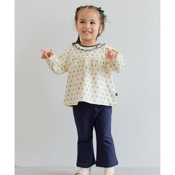 『セール実施中』ZOZO問い合わせ番号:97330938ショップ:moimoln，モイモルンブランド:moimoln，モイモルン商品名:【セットアップ】ブルーベリー柄長袖トップス＆ロングフレアパンツカテゴリ:ジャケット/アウター>セッ...