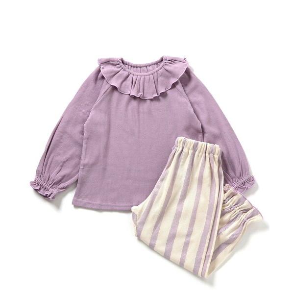 『セール実施中』ZOZO問い合わせ番号:97356617ショップ:F.O.Online Store，エフオーオンラインストアブランド:Ampersand，アンパサンド商品名:【リンク】ラッフルカラーテレコパジャマカテゴリ:ルームウェア&gt...