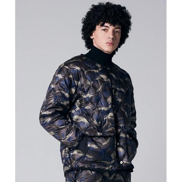 ダウンジャケット ダウン 「TAION」タイオン MILITARY M65 LINER W-ZIP DOWN JKT（SOFT SHELL）(TAION-M65LSZBML-1) メンズ レディース