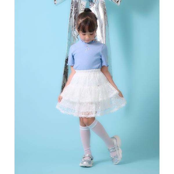 『セール実施中』ZOZO問い合わせ番号:97357369ショップ:NARUMIYA ONLINE，ナルミヤ オンラインブランド:mezzo piano，メゾピアノ商品名:裾レース　ティアードスカパンカテゴリ:スカート>スカートブランド...