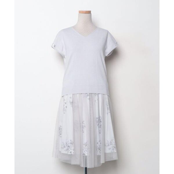 『タイムセール実施中』参考価格：24，200円発売時期：2016年06月コンディション：A（使用感なし）数回使用した程度で使用感が感じられないアイテム参考商品名：ニット+FlowerチュールスカートSet参考品番：394026562ZOZO...