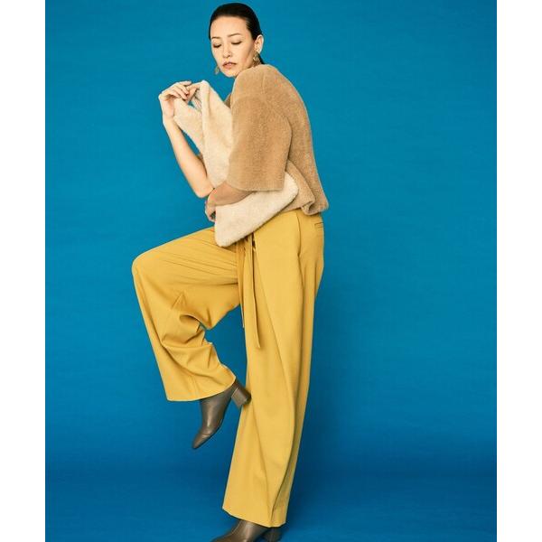 パンツ Peソフトツイルラップワイド パンツ レディース