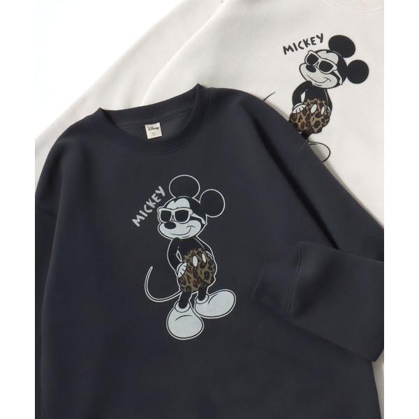 トレーナー スウェット 裏起毛 2026AW Disney/ディズニー 別注 オーバーサイズ 裏起毛 ピグメントライク ヴィンテージプリント スウェット レディース メ…