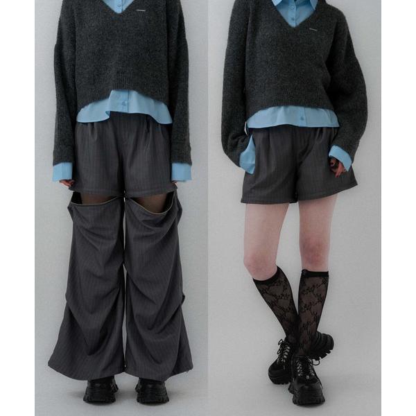 カーゴパンツ 2WAYアソートパラシュートパンツ(HARE) レディース
